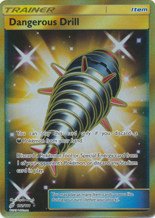 Dangerous Drill (Secret) - 192/181 - Secret Rare