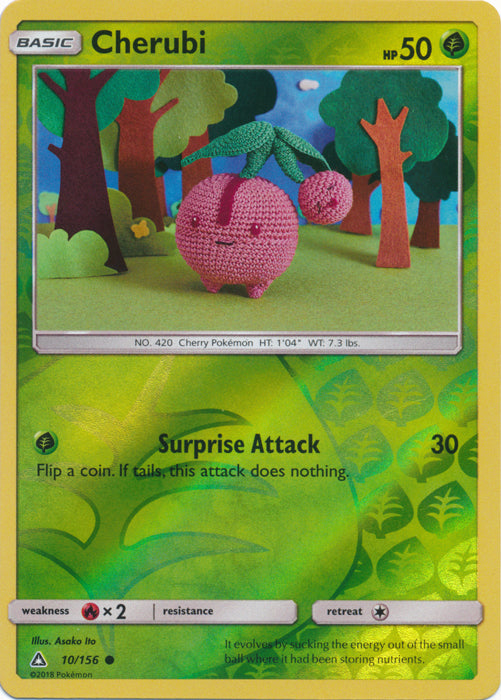 Cherubi - 10/156 - Common - Reverse Holofoil