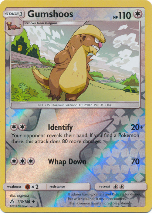 Gumshoos - 113/156 - Uncommon - Reverse Holofoil