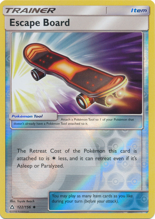Escape Board - 122/156 - Uncommon - Reverse Holofoil