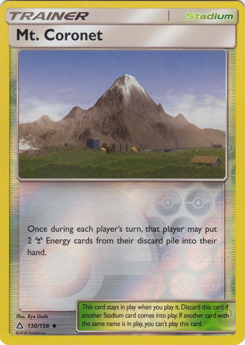 Mt. Coronet - 130/156 - Uncommon - Reverse Holofoil