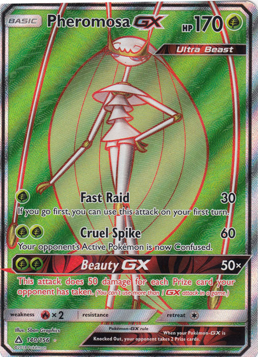 Pheromosa GX (Full Art) - 140/156 - Ultra Rare