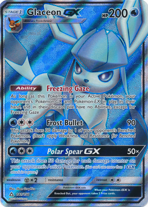 Glaceon GX (Full Art) - 141/156 - Ultra Rare