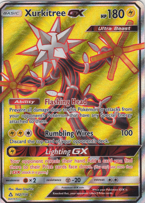 Xurkitree GX (Full Art) - 142/156 - Ultra Rare