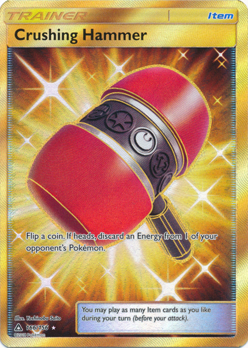 Crushing Hammer (Secret Rare) - 166/156 - Secret Rare