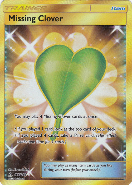 Missing Clover (Secret Rare) - 168/156 - Secret Rare