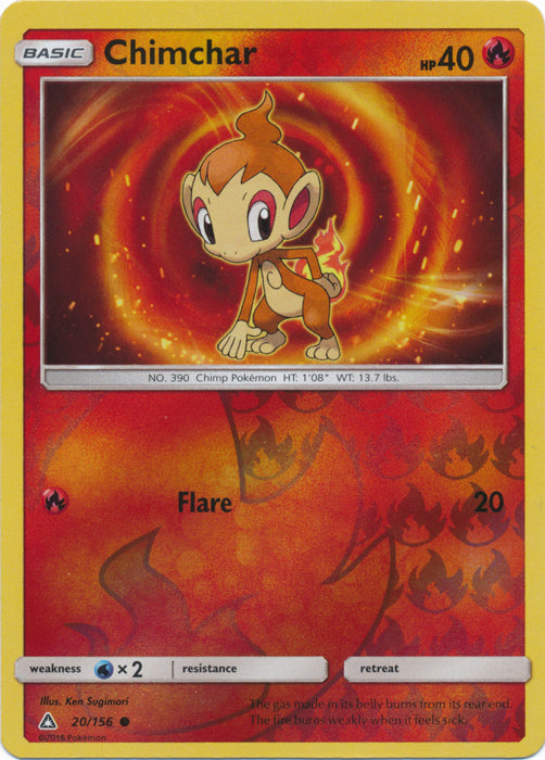 Chimchar - 20/156 - Common - Reverse Holofoil