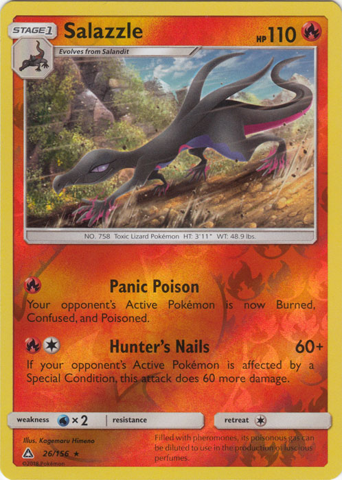 Salazzle - 26/156 - Rare - Reverse Holofoil