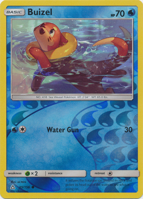 Buizel - 35/156 - Common - Reverse Holofoil