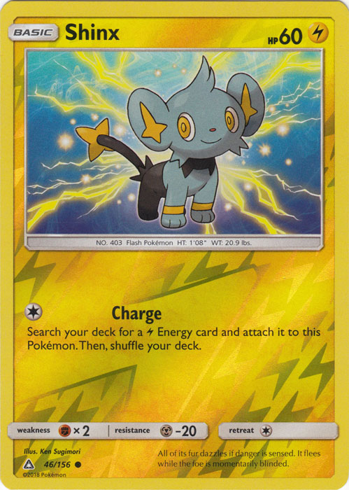Shinx - 46/156 - Common - Reverse Holofoil