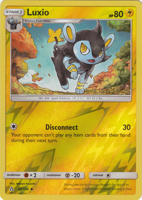 Luxio - 47/156 - Uncommon - Reverse Holofoil
