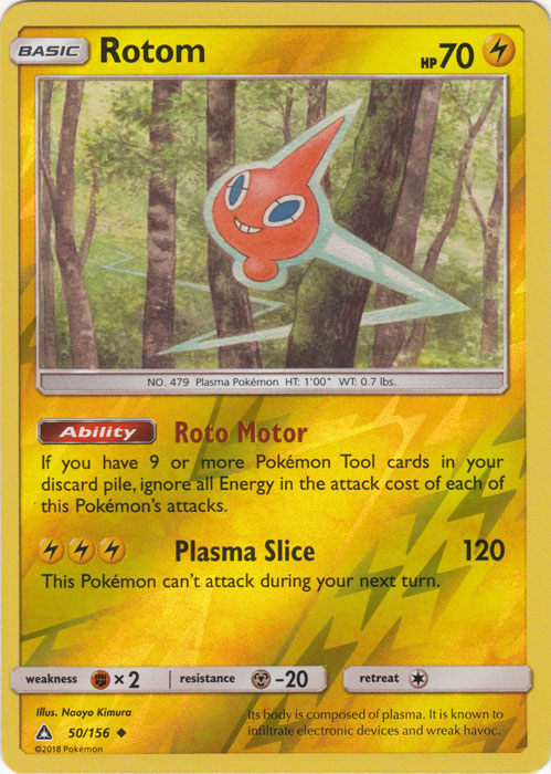 Rotom - 50/156 - Uncommon - Reverse Holofoil