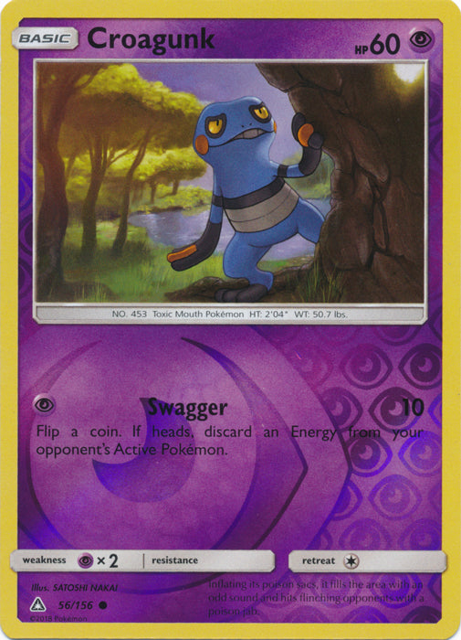 Croagunk - 56/156 - Common - Reverse Holofoil