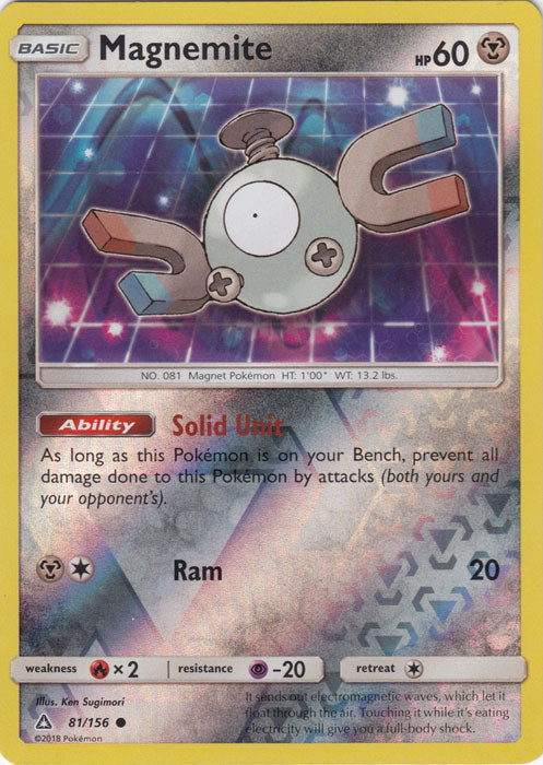 Magnemite - 81/156 - Common - Reverse Holofoil
