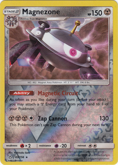 Magnezone - 83/156 - Holo Rare - Reverse Holofoil