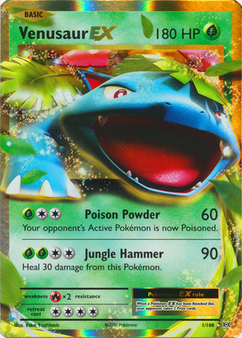 Venusaur EX - 1/108 - Ultra Rare
