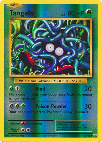 Tangela - 8/108 - Common - Reverse Holofoil
