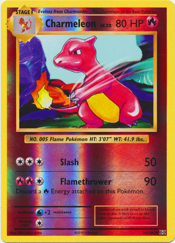 Charmeleon - 10/108 - Uncommon - Reverse Holofoil