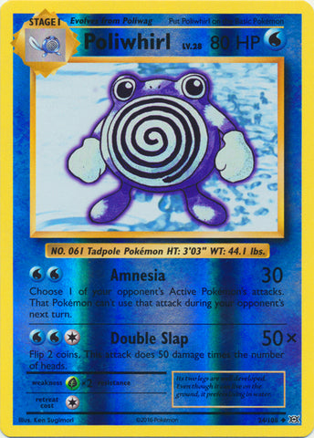 Poliwhirl - 24/108 - Uncommon - Reverse Holofoil