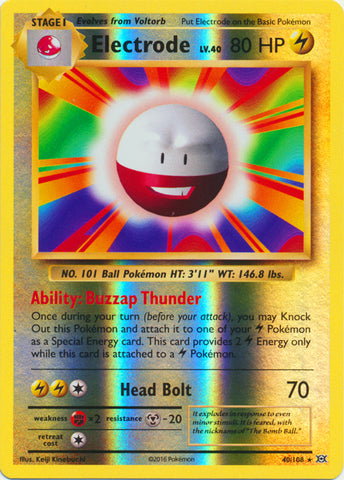Electrode - 40/108 - Rare - Reverse Holofoil
