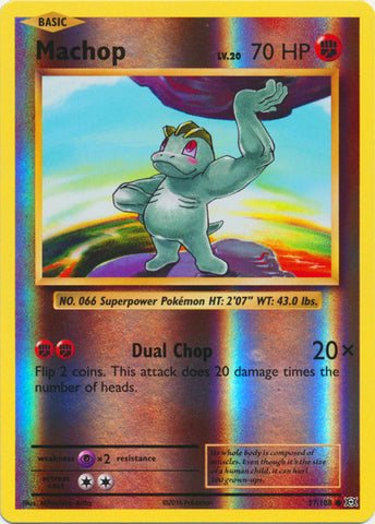 Machop - 57/108 - Common - Reverse Holofoil