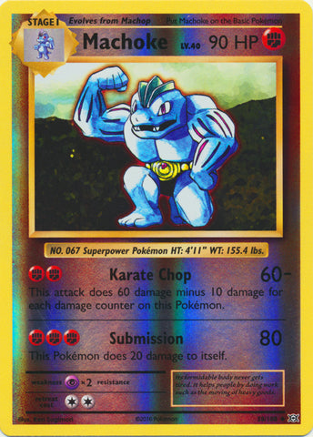 Machoke - 58/108 - Uncommon - Reverse Holofoil