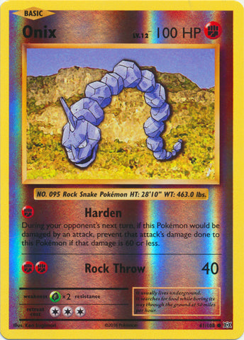 Onix - 61/108 - Common - Reverse Holofoil