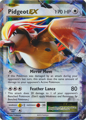 Pidgeot EX - 64/108 - Ultra Rare