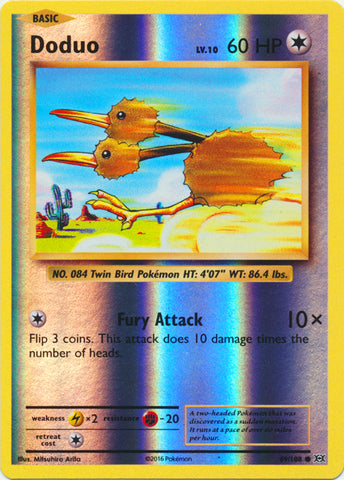 Doduo - 69/108 - Common - Reverse Holofoil