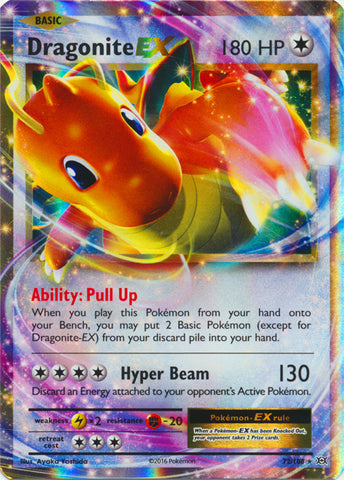 Dragonite EX - 72/108 - Ultra Rare