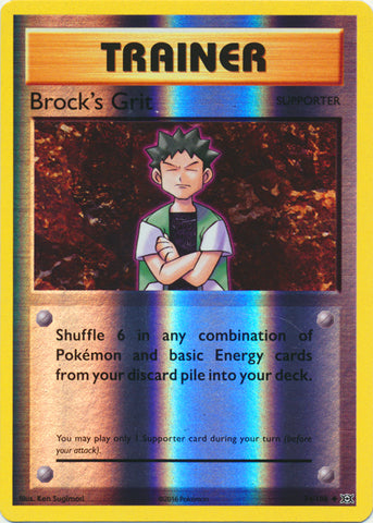 Brock's Grit - 74/108 - Uncommon - Reverse Holofoil