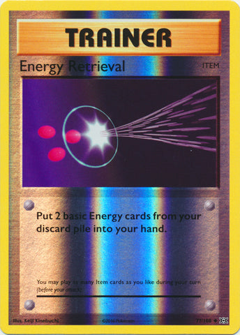 Energy Retrieval - 77/108 - Uncommon - Reverse Holofoil