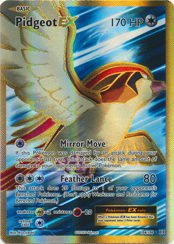Pidgeot EX (Full Art) - 104/108 - Ultra Rare