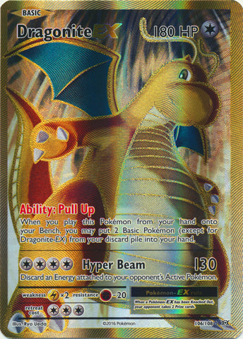 Dragonite EX (Full Art) - 106/108 - Ultra Rare