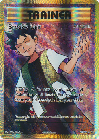 Brock's Grit (Full Art) - 107/108 - Ultra Rare