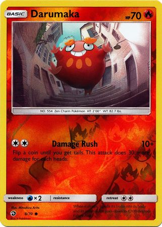 Darumaka - 8/70 - Common - Reverse Holofoil