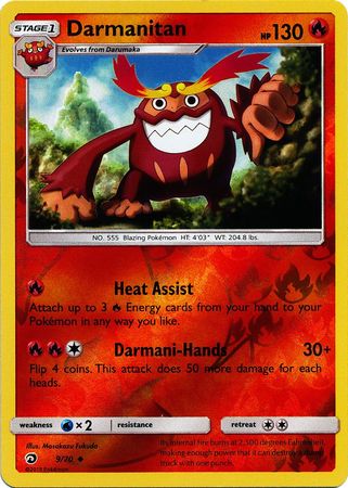 Darmanitan - 9/70 - Common - Reverse Holofoil