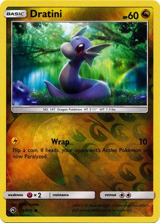 Dratini - 34/70 - Common - Reverse Holofoil