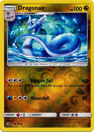 Dragonair - 36/70 - Uncommon - Reverse Holofoil