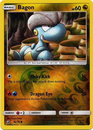 Bagon - 42/70 - Common - Reverse Holofoil