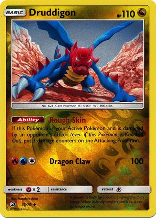 Druddigon - 45/70 - Uncommon - Reverse Holofoil