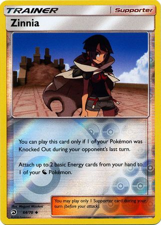 Zinnia - 64/70 - Uncommon - Reverse Holofoil