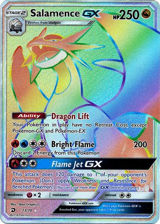 Salamence GX (Secret) - 73/70 - Secret Rare