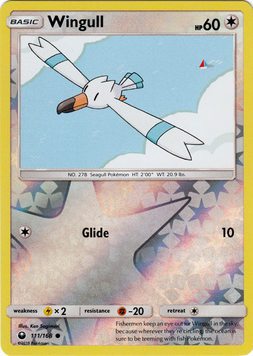 Wingull - 111/168 - Common - Reverse Holofoil