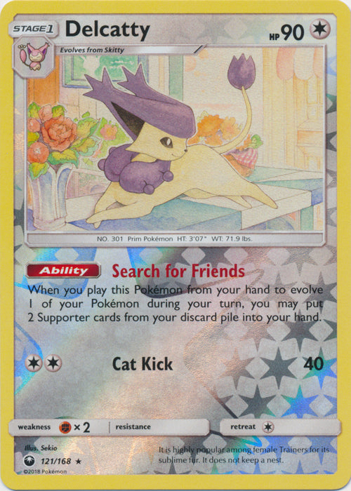 Delcatty - 121/168 - Holo Rare - Reverse Holofoil