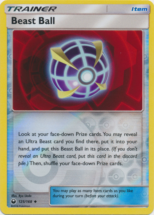 Beast Ball - 125/168 - Uncommon - Reverse Holofoil