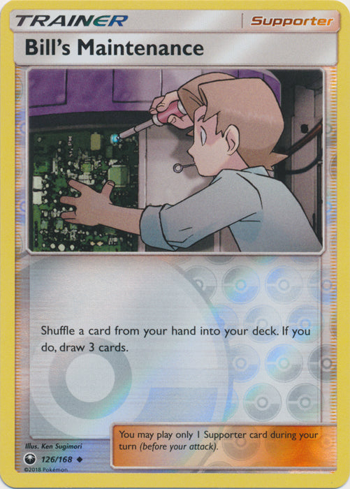 Bill's Maintenance - 126/168 - Uncommon - Reverse Holofoil