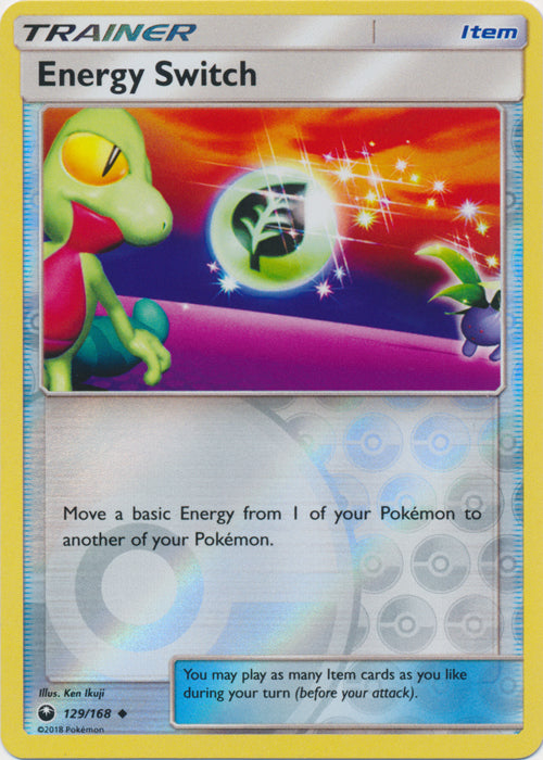 Energy Switch - 129/168 - Uncommon - Reverse Holofoil