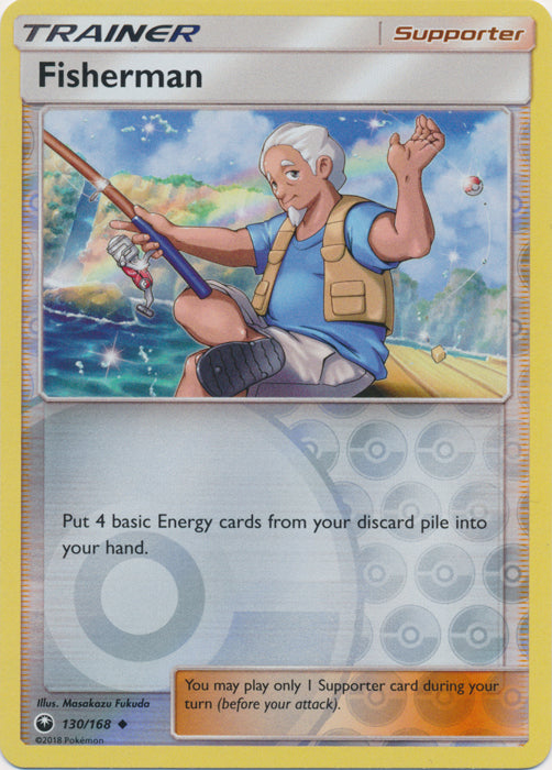 Fisherman - 130/168 - Uncommon - Reverse Holofoil