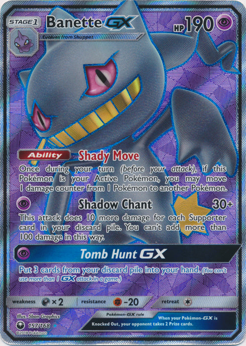 Banette GX (Full Art) - 157/168 - Ultra Rare